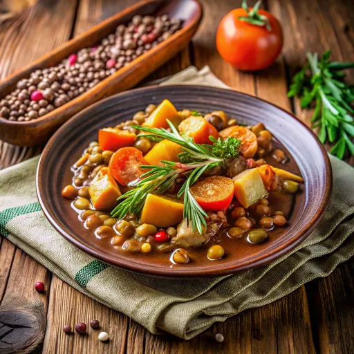 Mercimekli Sebze Güveç