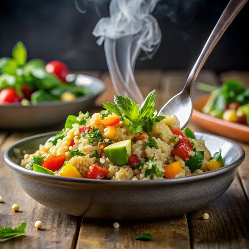 Renkli Kinoa Salatası